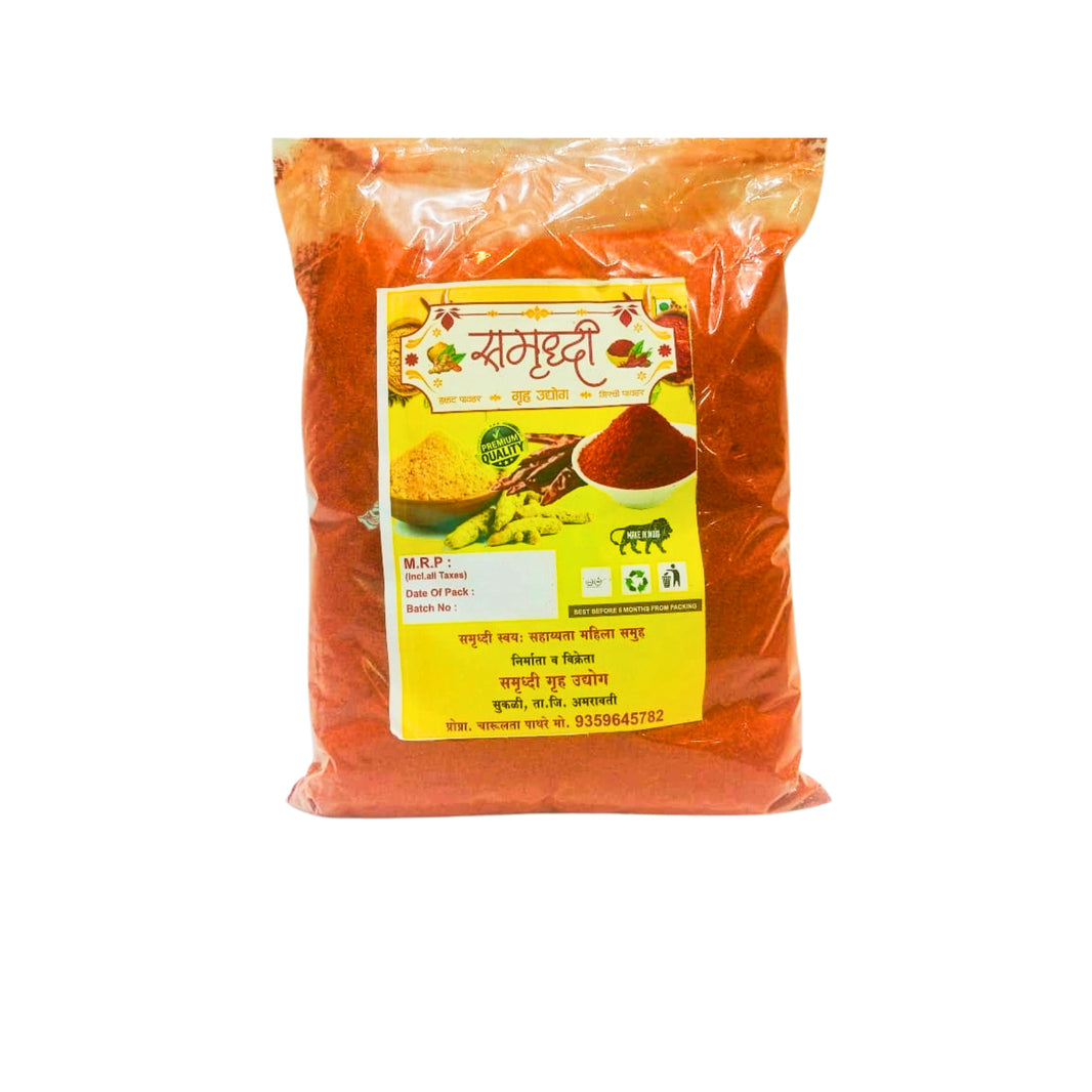SAMRUDDHI Red Chilli Powder, Made By Natural Ingredients, No Artificial Chemical, Pack of 1000 gm