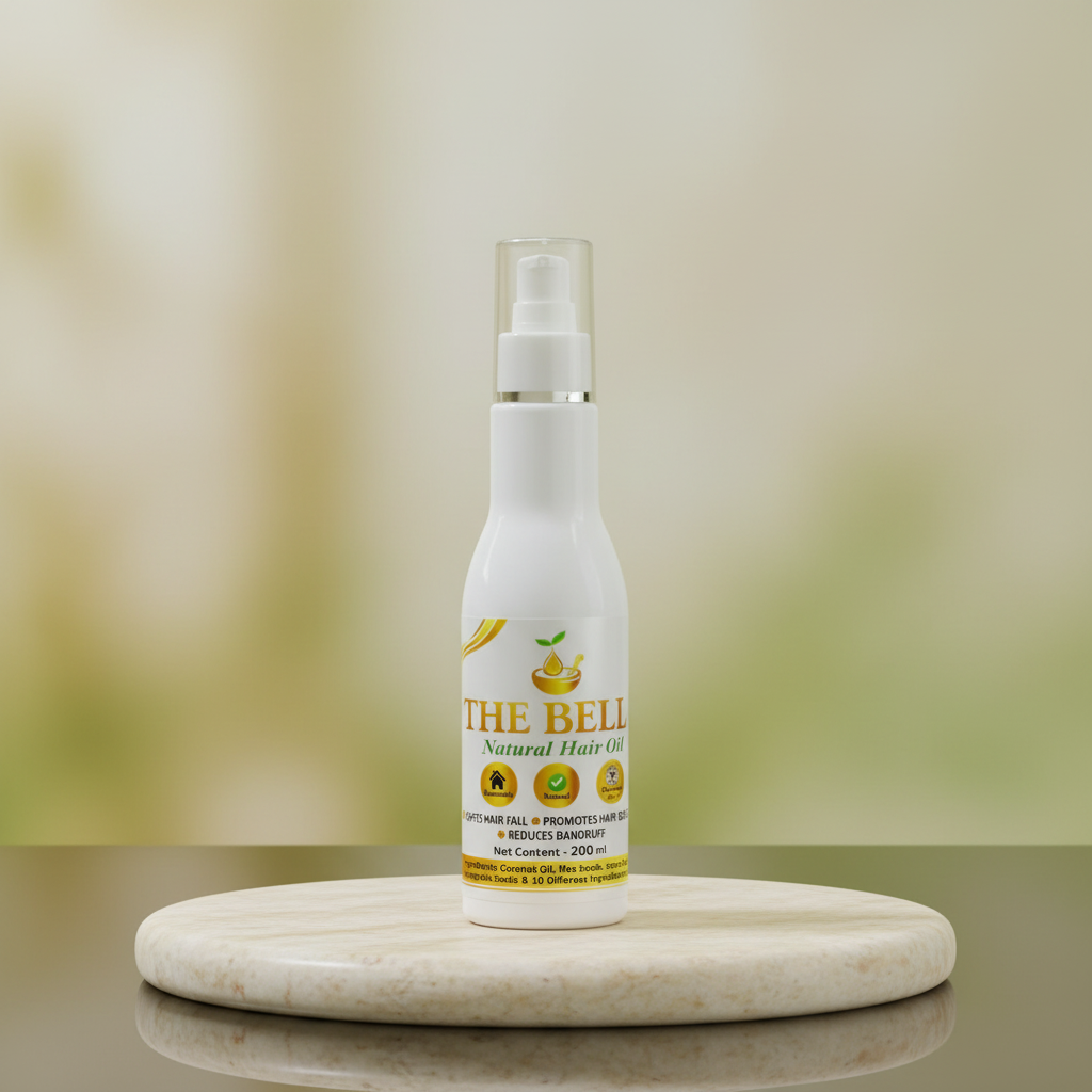 THE BELLE Hair Oil Pack Of 200ml Herbal Deep Nourishing Daily Hair Care Scalp Massage Healthy Looking Hair Premium Traditional Formula Maharashtra