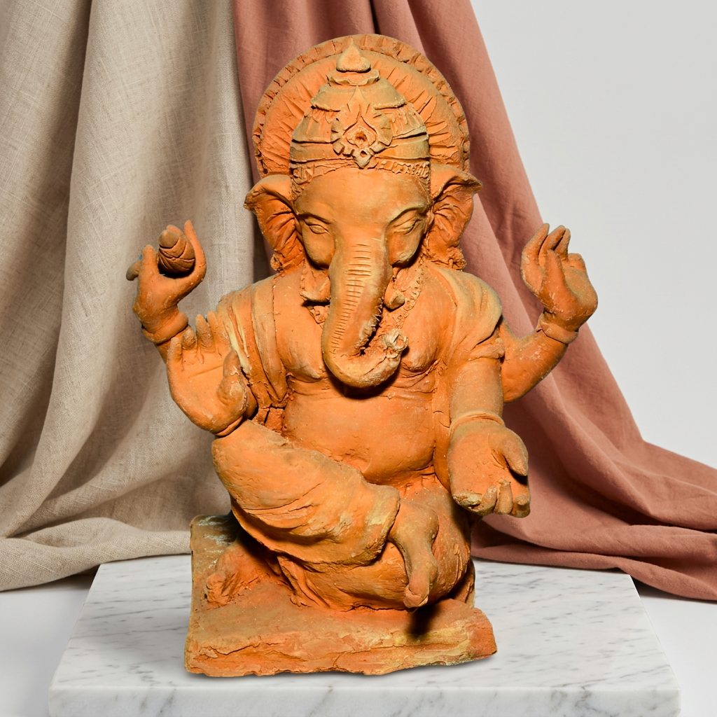 Terracotta Ganesh Murti by Arvind Khobare | PM Vishwakarma