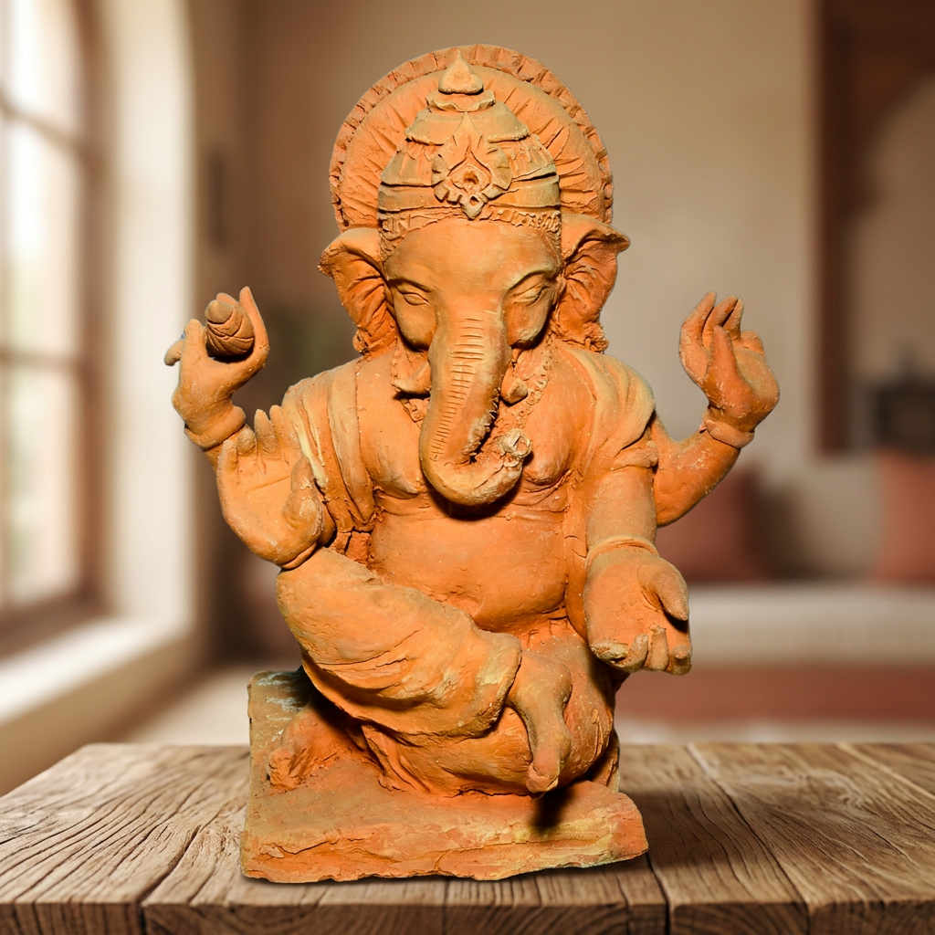 Terracotta Ganesh Murti by Arvind Khobare | PM Vishwakarma