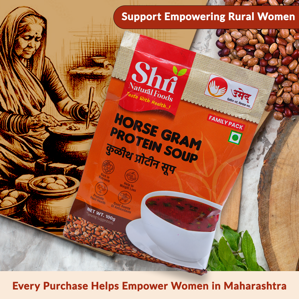 Sri Natural Food, Kulith (Horsegram) Soup, Made By Natural Ingredients, No Artificial Chemical, Instant, Pack Of 20 Gm