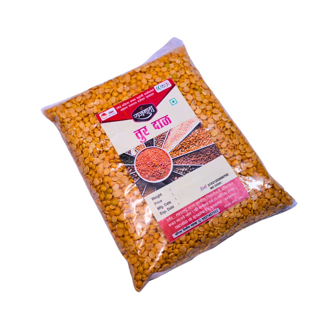 Tur Dall, Produced By Women, Shri Ganesh SHG, Rajmata Brand, 500 Gm