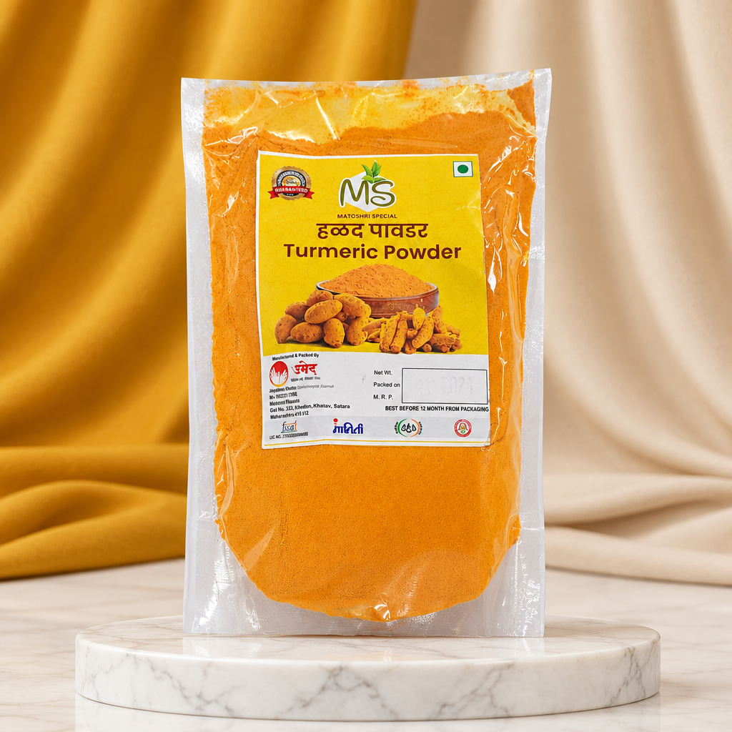 MS MASALE, Turmeric Powder, Siddhivinayak SHG, Natural Ingredients, No Artificial Essence, Pack of 100 gm