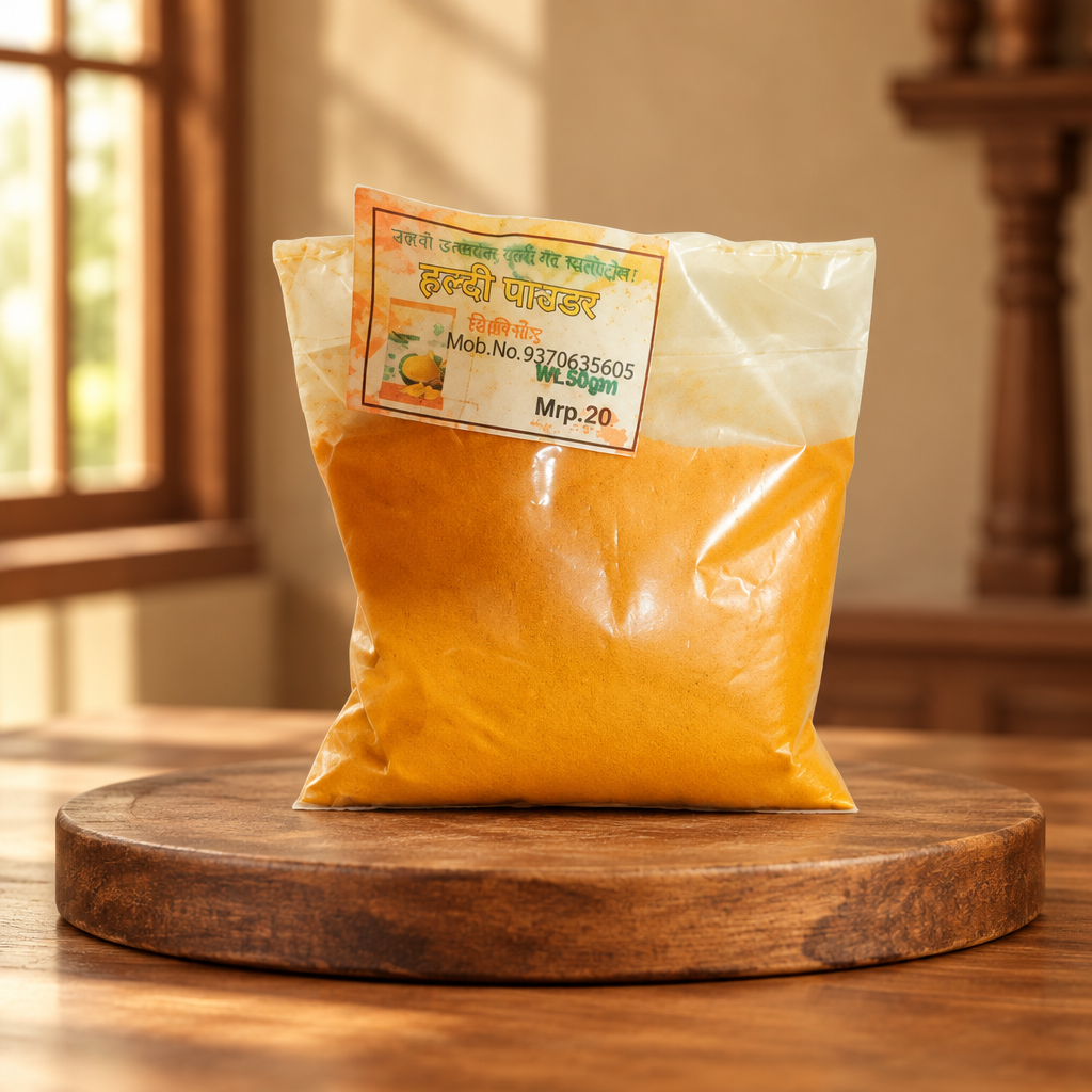 TURMERIC POWDER,  Natural Making BY SHG, UNNATI PG,Pack Of 250gm