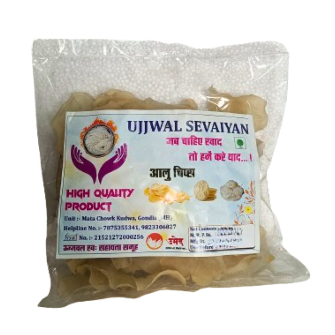 POTATO CHIPS, Making By SHg Women, UJJWAL SHG, Pack of 100gm