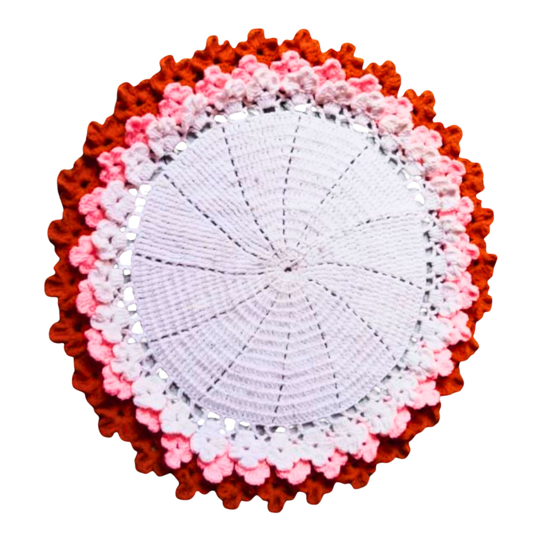 Bharari CMRC, Pooja Thali Rumal, Handmade Decorative Cloth, Pack of 1 Piece
