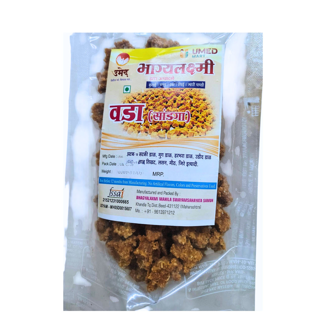 Bhagylaxmi Vadaa – Organic, No Artificial Color | 100% Pure & Chemical Free | (Bhagylaxmi) | Beed | 100g