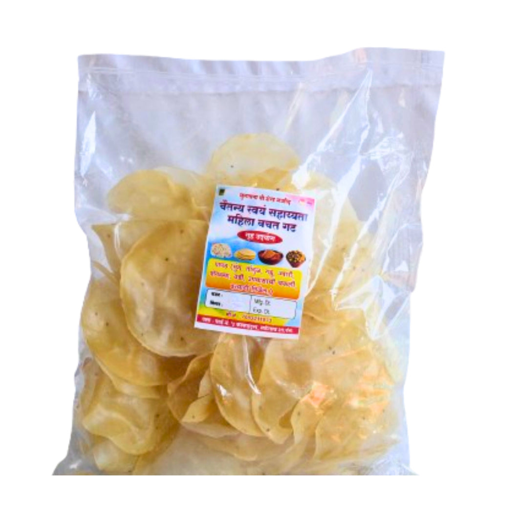 RICE PAPAD Handmade By SHG Women, CHAITANYA SHG, Pack Of 500gm