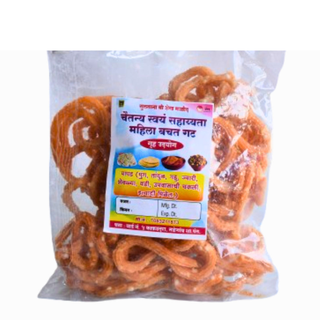 SABUDANAN CHAKLI Handmade By SHG Women, CHAITANYA SHG, Pack Of 500gm