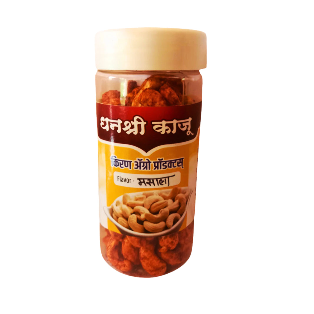 DHANASHREE CASHEW, Masala Flavoured Cashew, Healthy, Fiberous, Natural Flavour, Pack of 100gm