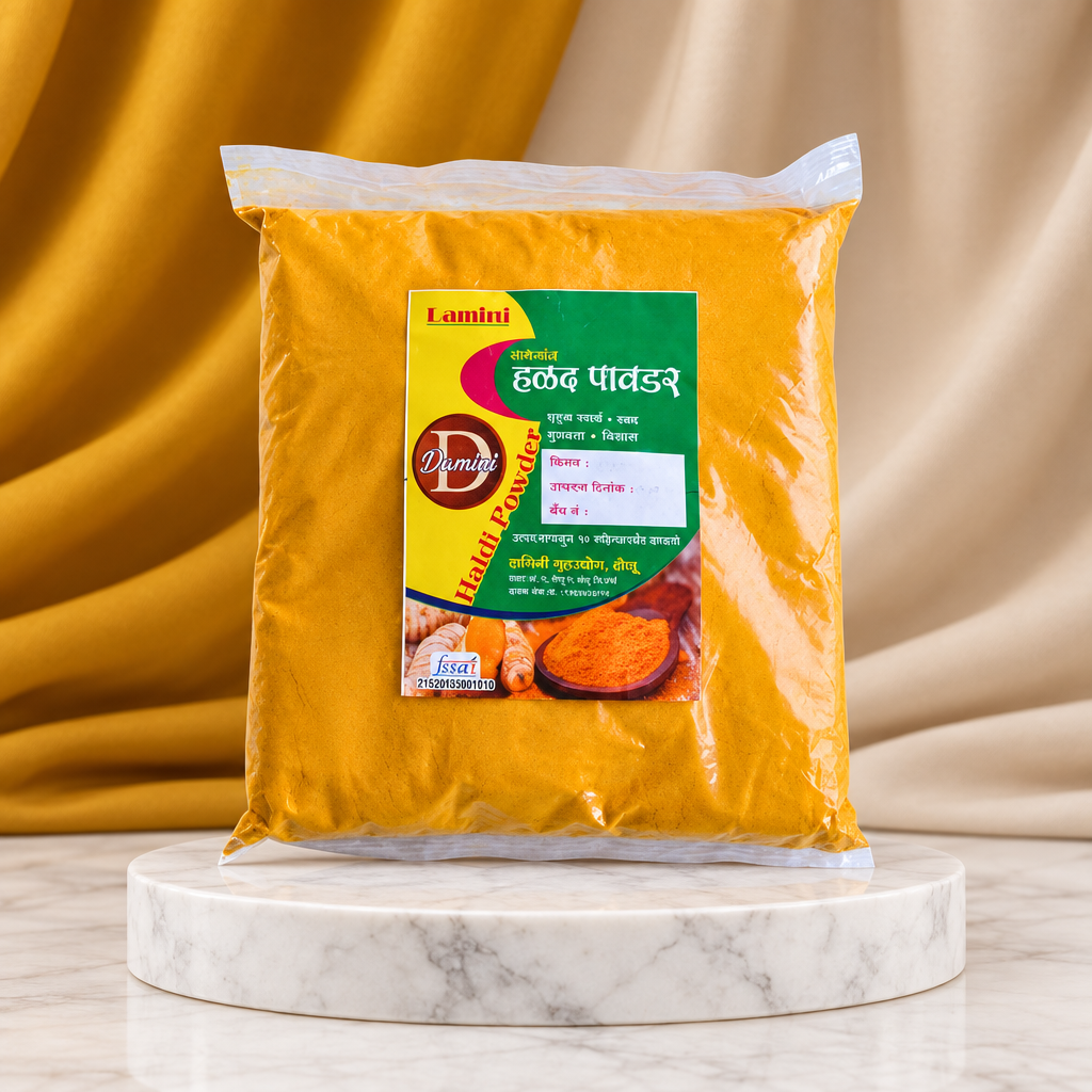 TURMERIC POWDER, Natural Handmade By SHG Women, DAMINI SHG, Pack of 500gm