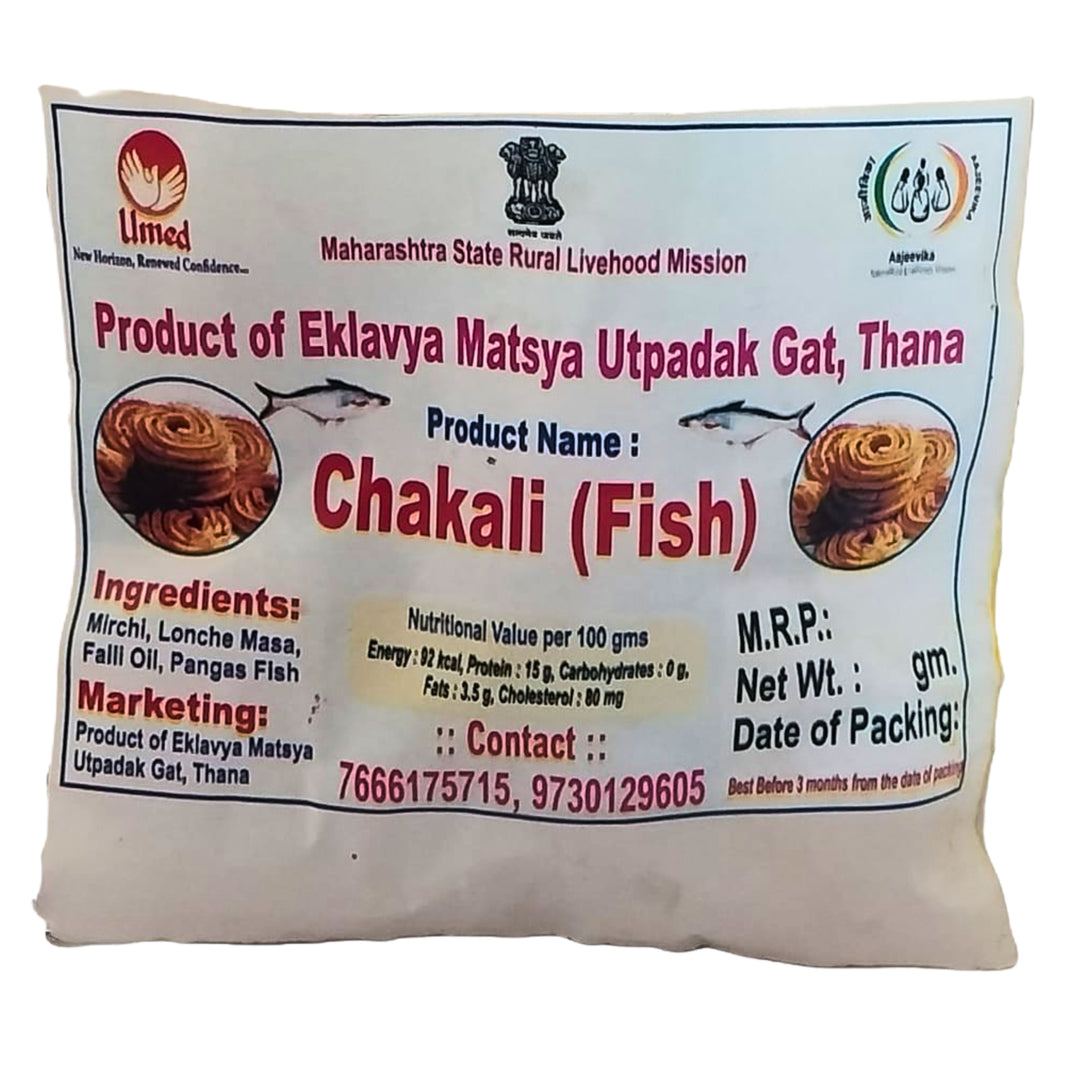 FISH CHAKLI, making By SHg Women, EKLAVYA PG, Pack of 100gm