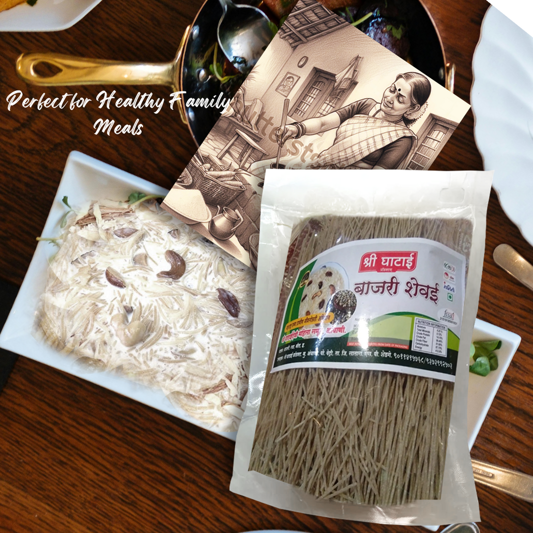 GHATAIDEVI SHG, Bajri Shevai, No Maida Made By Natural Ingredients, Pack of 200 gm