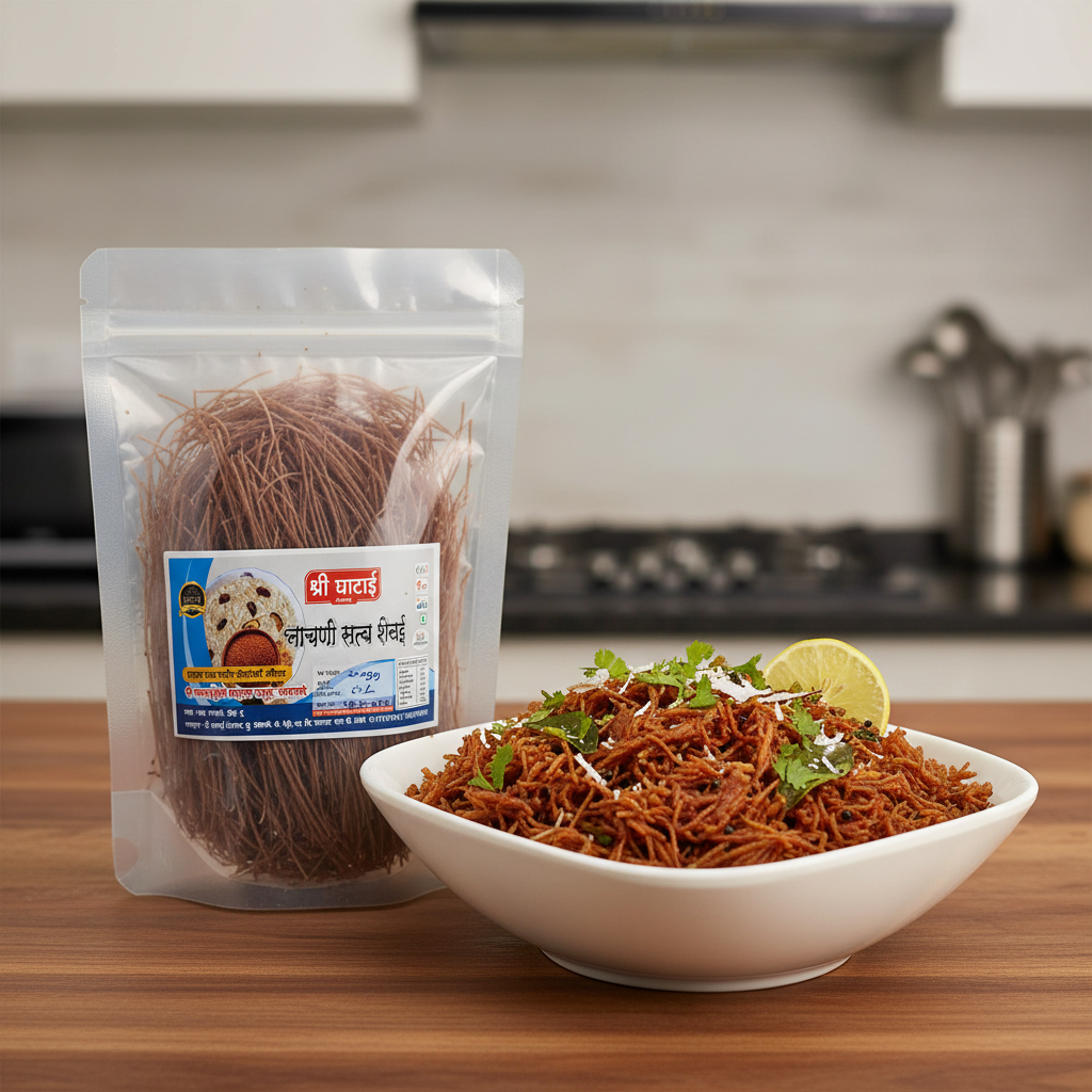 GHATAIDEVI SHG, Ragi Shevai, No Maida Made By Natural Ingredients, Pack of 500 gm