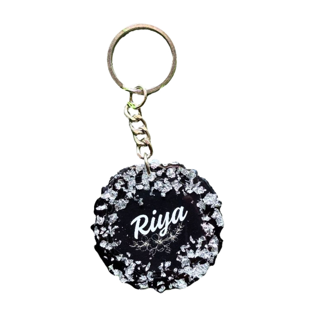 Harsha Craft Creation, Utkarsha SHG, Name Resin Keychain, Handmade, Pack Of 1 Piece