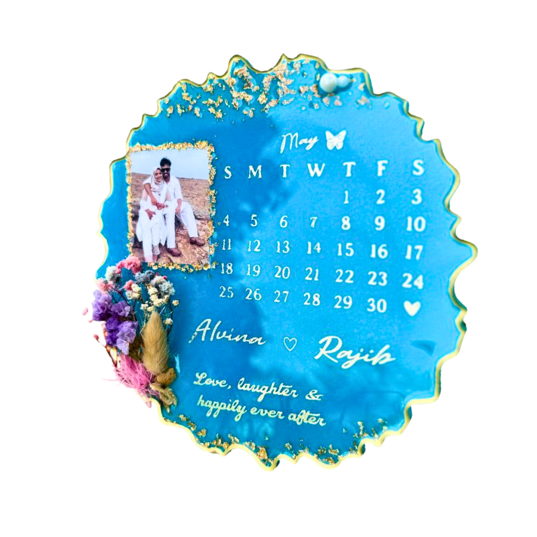 Harsha Craft Creation, Utkarsha SHG, Resin Calendar Photo Frame, Handmade, Pack Of 1 Piece