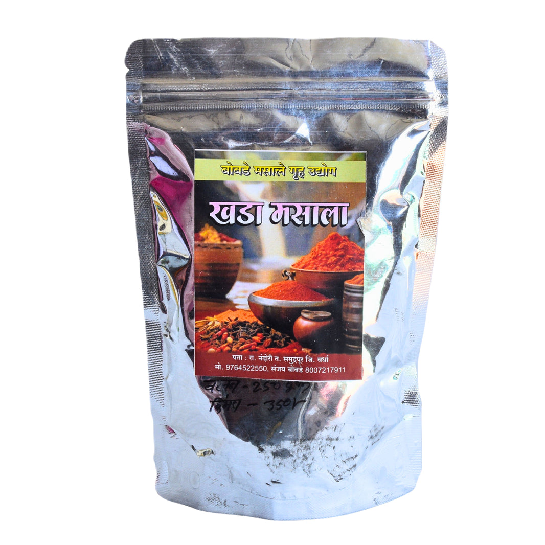 KHADA MASALA, Naturral Ingredient Handmade by SHG Women, JIVANDHARA SHG, Pack of  100gm