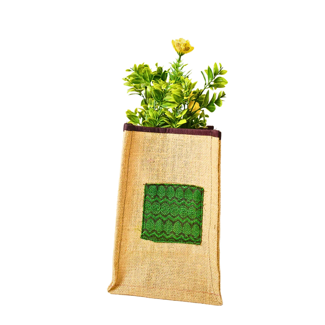 KALPANA BAGS Handmade Plant Bag Pack of 1 Nos Eco Friendly Washable Lightweight Durable Reusable Gardening Grow Storage Utility Design