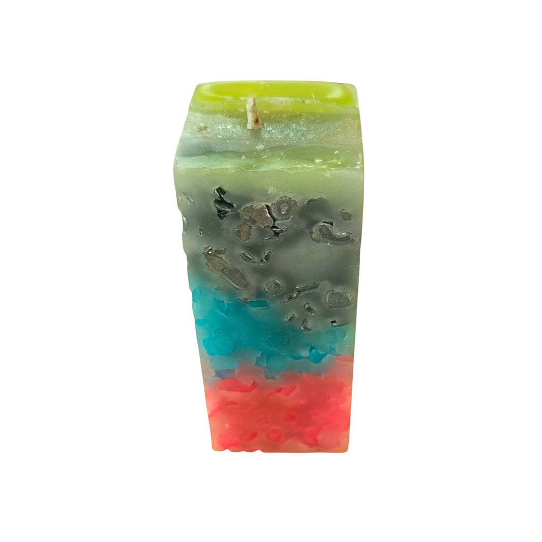 Mauli Mahila SHG, Colorful Floral Scented Wax Candles, Pack Of 1,