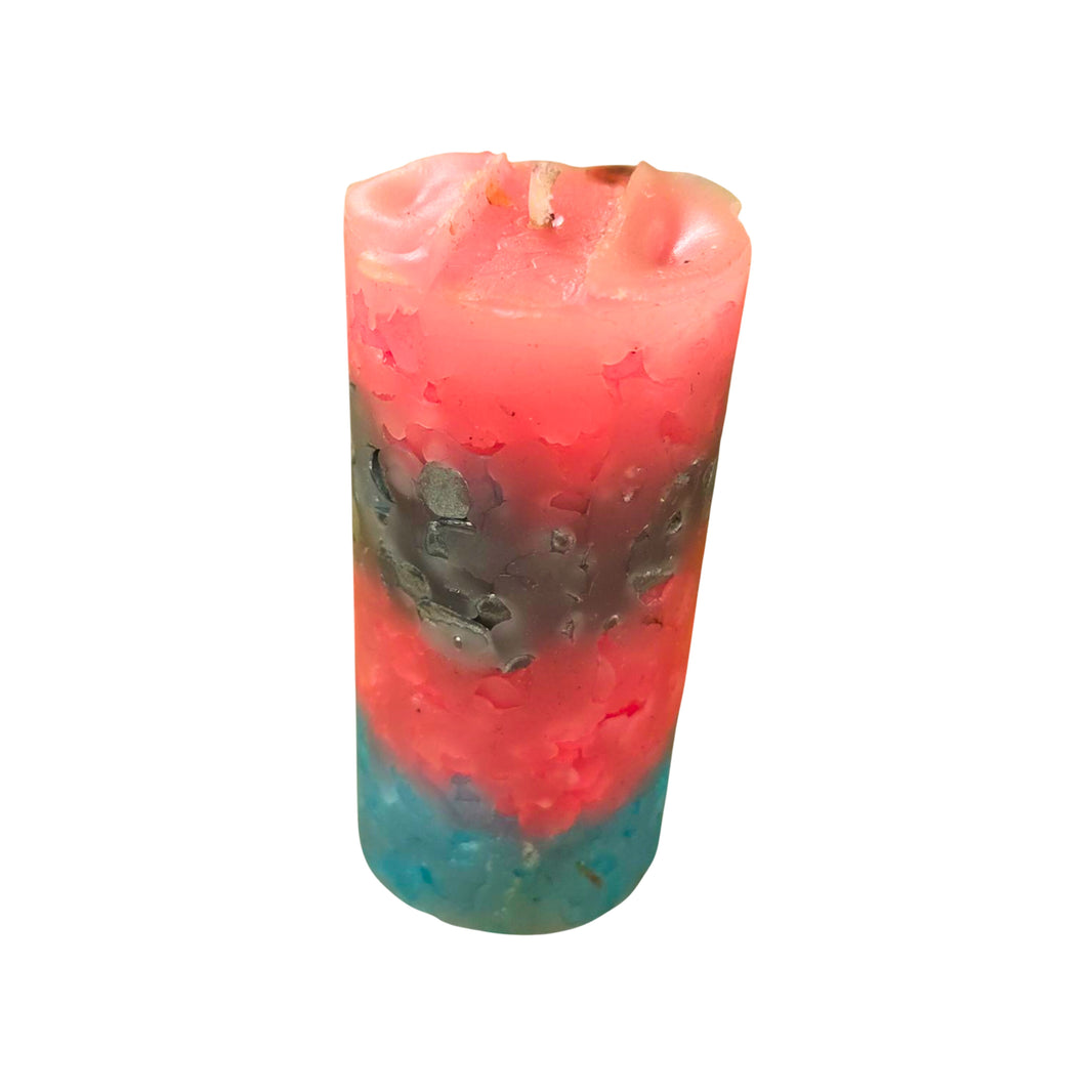 Mauli Mahila SHG, Colorful Floral Scented Wax Candles, Pack Of 1,