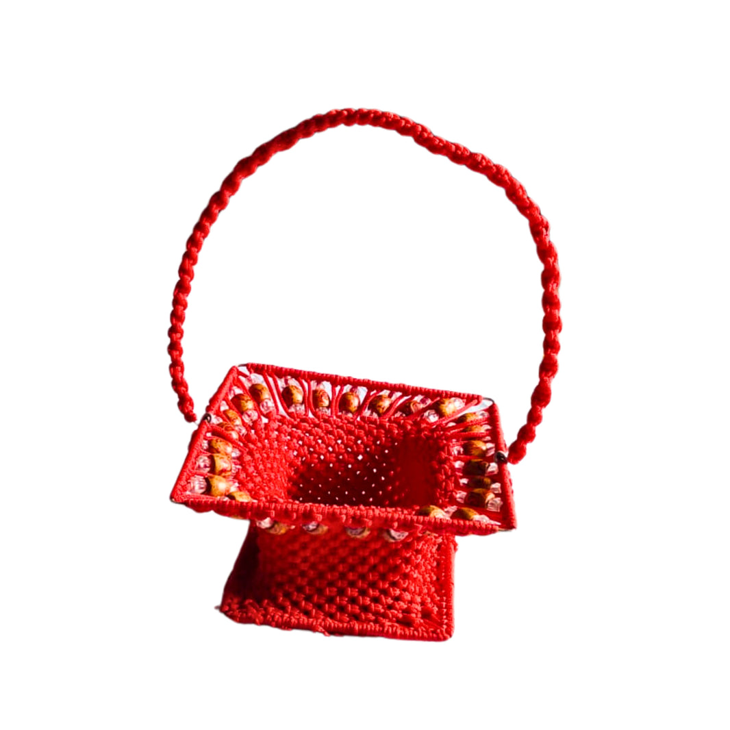 Handcrafted Bucket / Flower Basket – 250gm | Mahalakshmi Mahila SHG