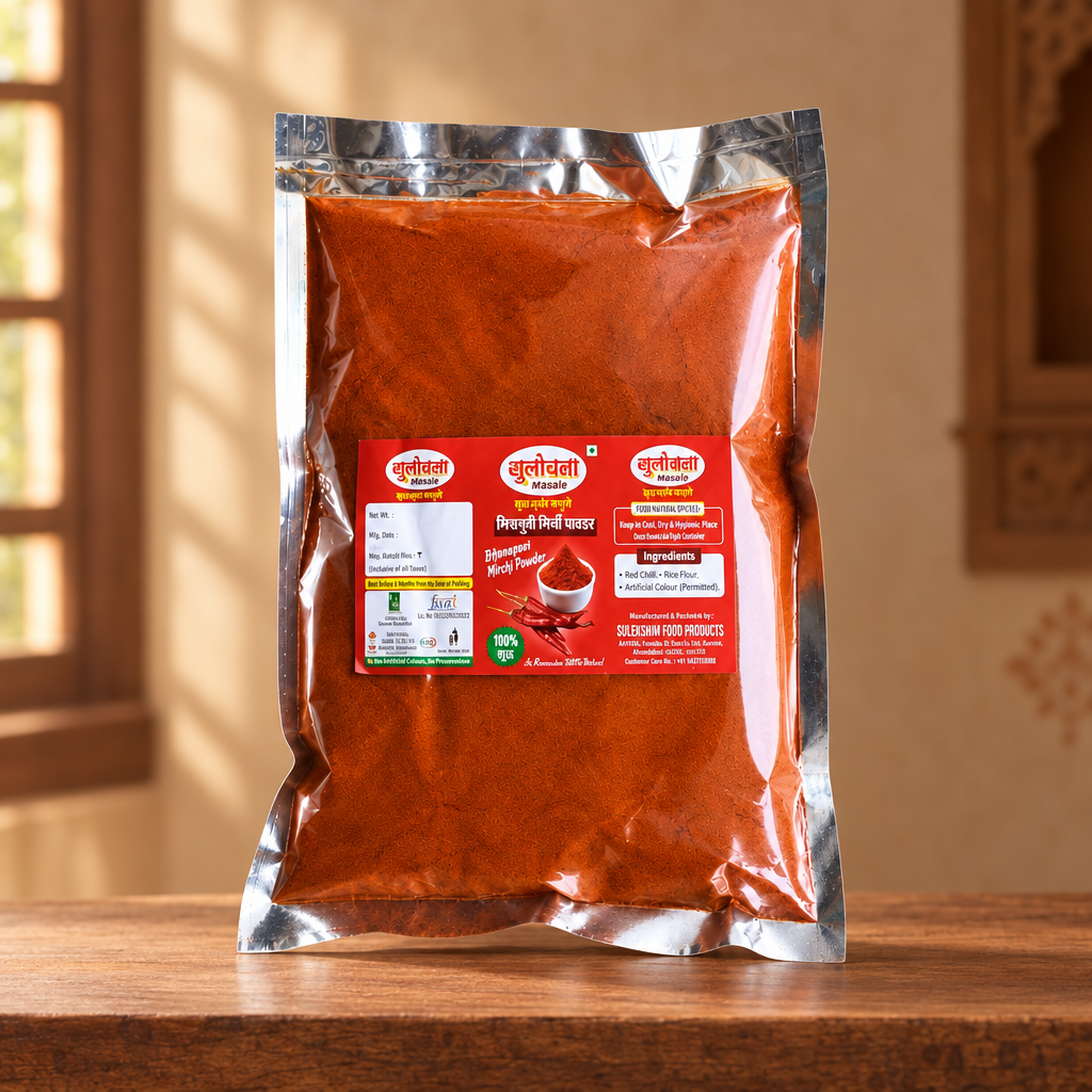 CHILI POWDER, Natural Made By SHG Women, No Articial Flavour, NEW EKTA SHG, Pack of 250gm