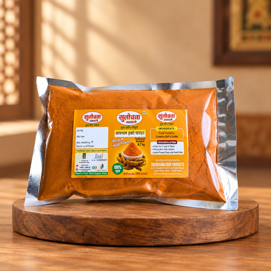 TURMERIC POWDER, Natural Made By SHG Women, No Articial Flavour, NEW EKTA SHG, Pack of 1000gm