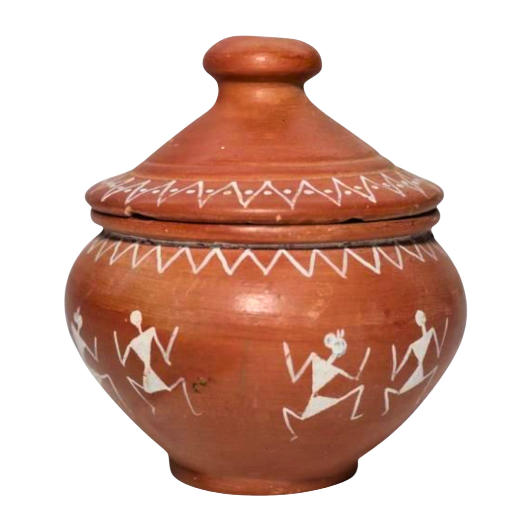 Nav Tejaswini Warli Unit FPO, Handcrafted Dahi Pot, traditional handmade pot, pack of 1 piece
