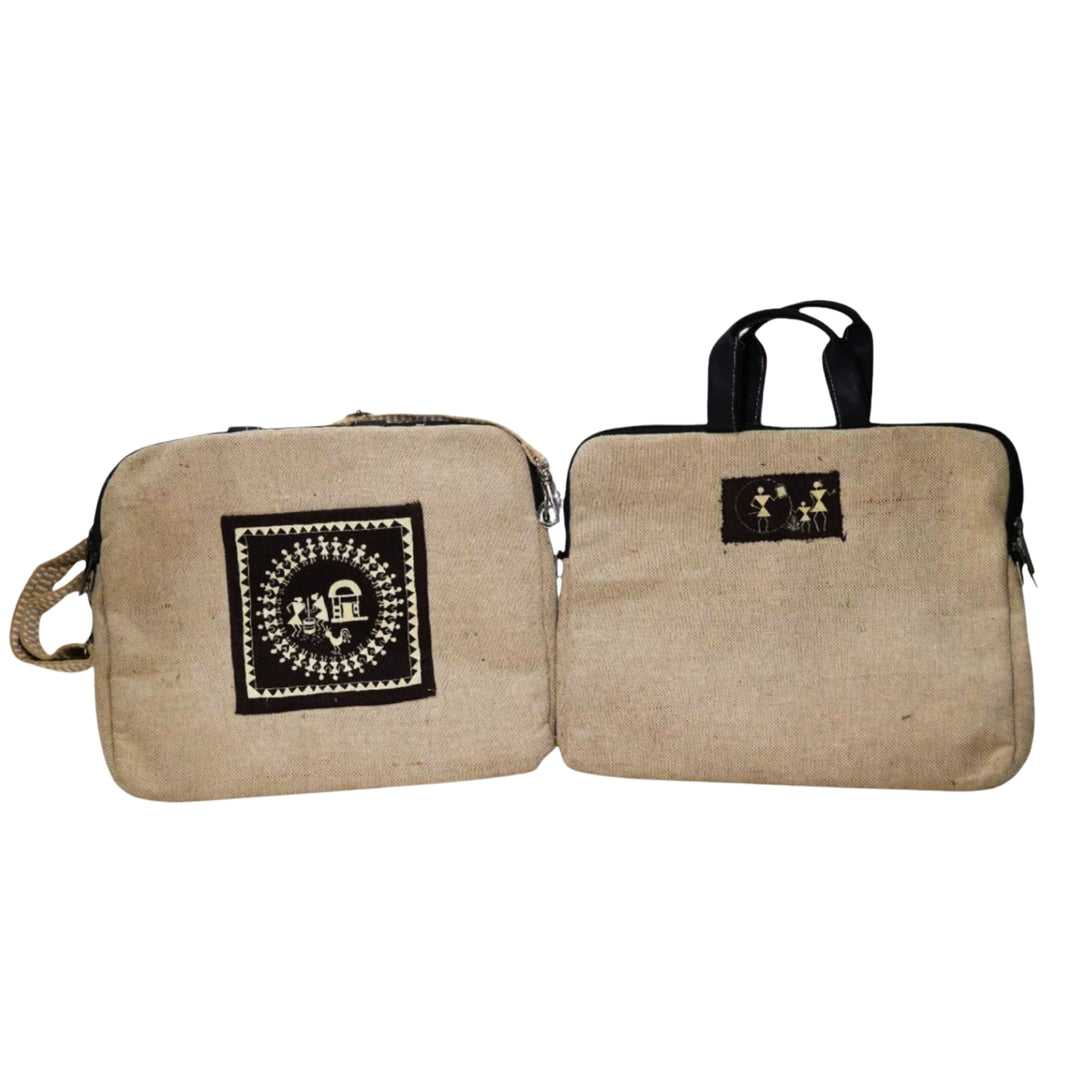 Handmade Laptop Bag – Pack of 1 | By Nav Tejaswini Warli Unit FPO, Thane