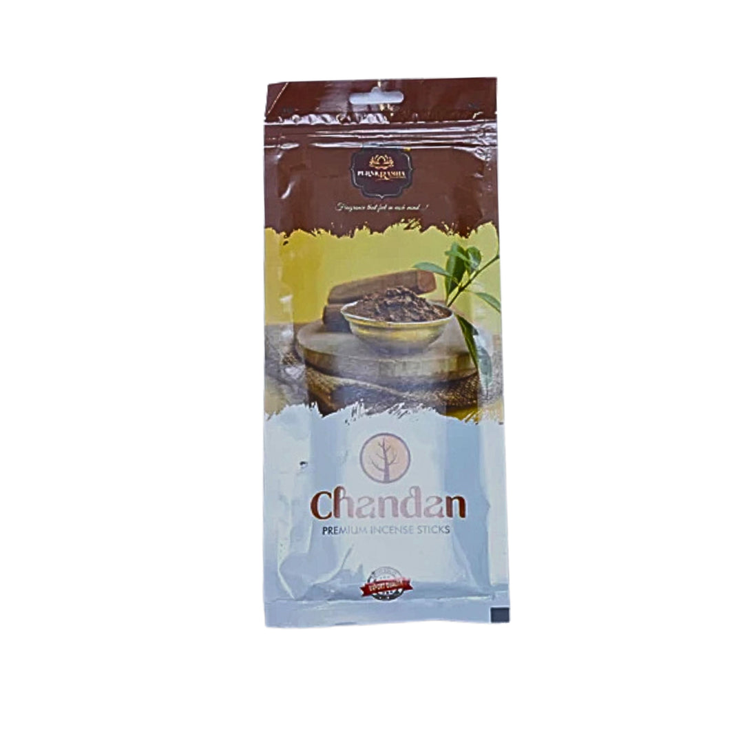PURNABRAHMA Chandan Sacred Calming Fragrance Agarbatti Pack of 110gm