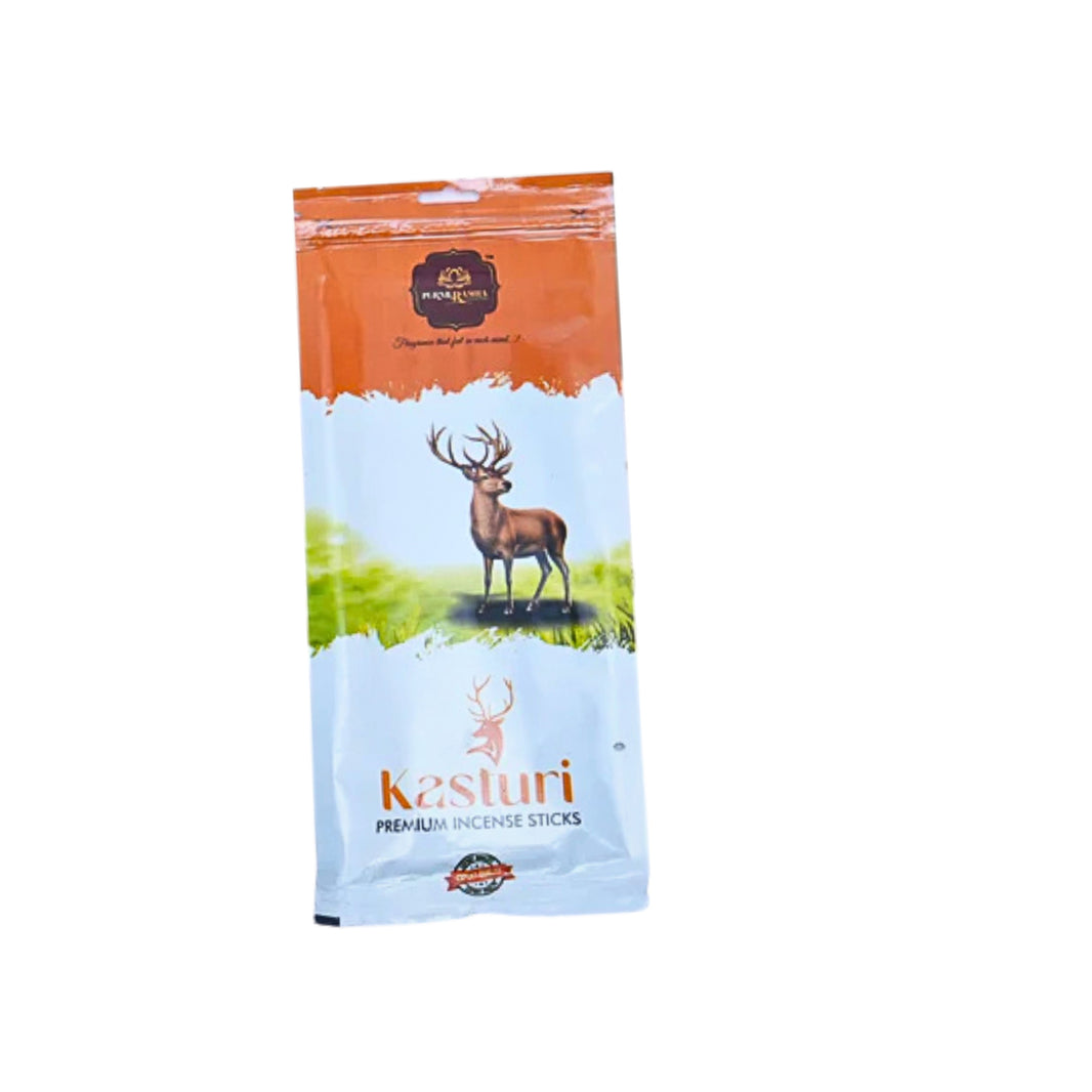 PURNABRAHMA Kasturi Deep Temple Fragrance Agarbatti Pack of 110gm