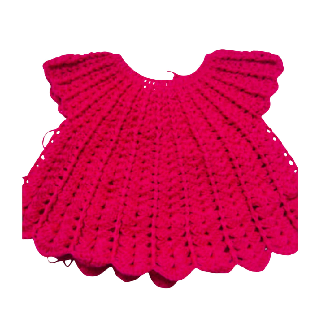 Ranjana Enterprises, Wool Baby Frock, Handmade, Pack Of 1 Piece