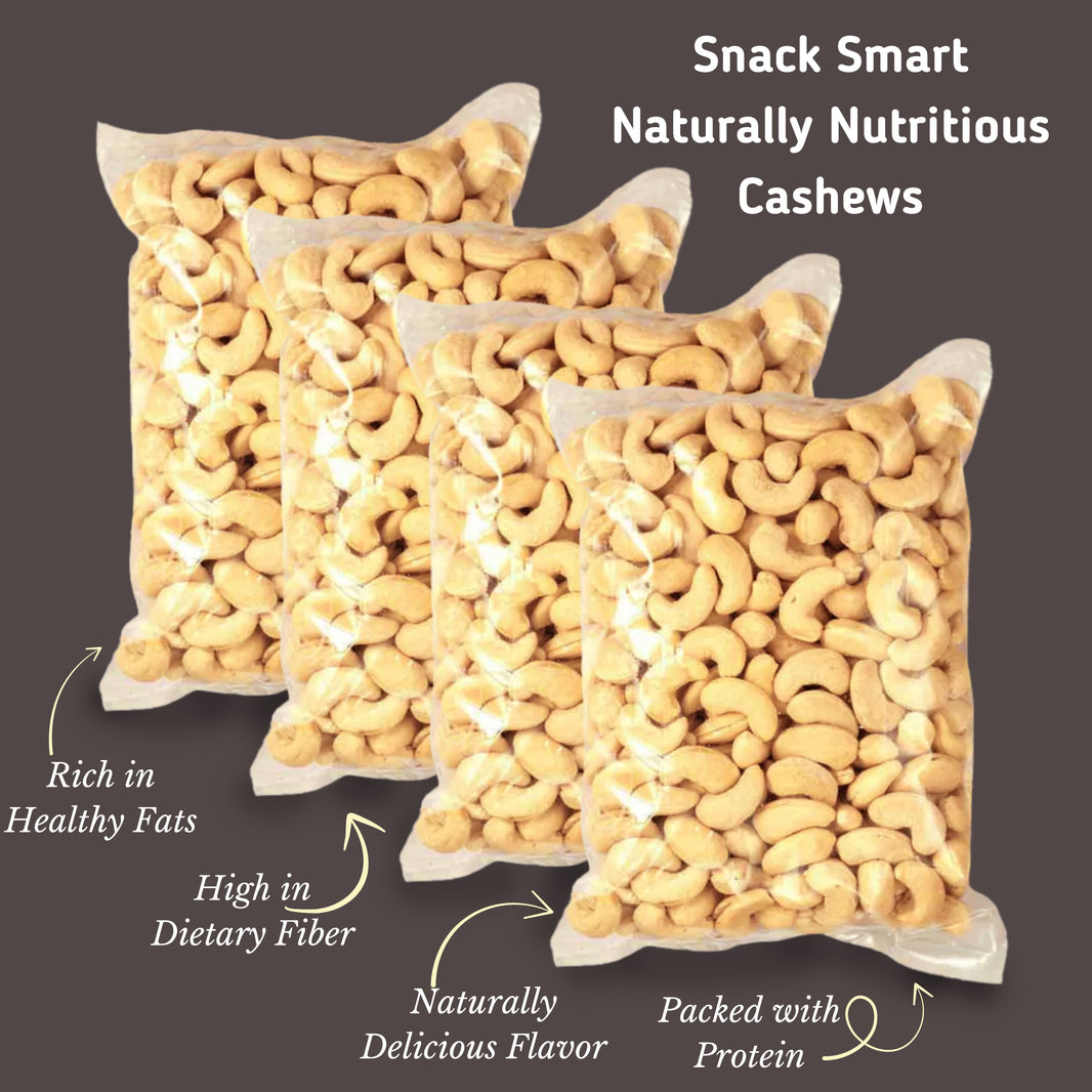 R K CASHEWS, Cashewnuts, Pack of 4, Healthy, Fiberous, Natural Flavour, 200 gm each
