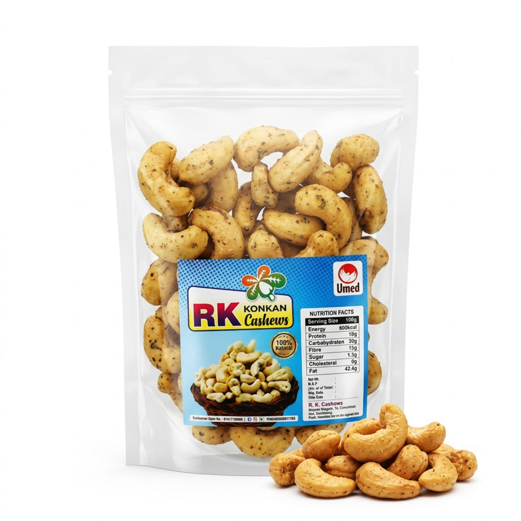 R K CASHEWS Onion Flavoured Cashew Nuts, 100 g