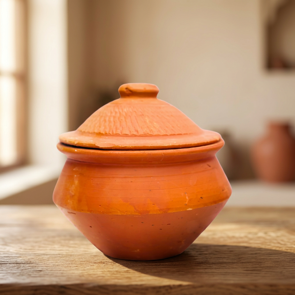 EARTHEN POT, Handmade By SHG Women, RANI LAKSHMIBAI SHG, Pack Of 1