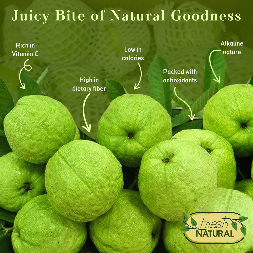TAIWAN GUAVA, Pink Pulp, Rich in Vit-C, Roshani SHG, Pack Of 2000 gm