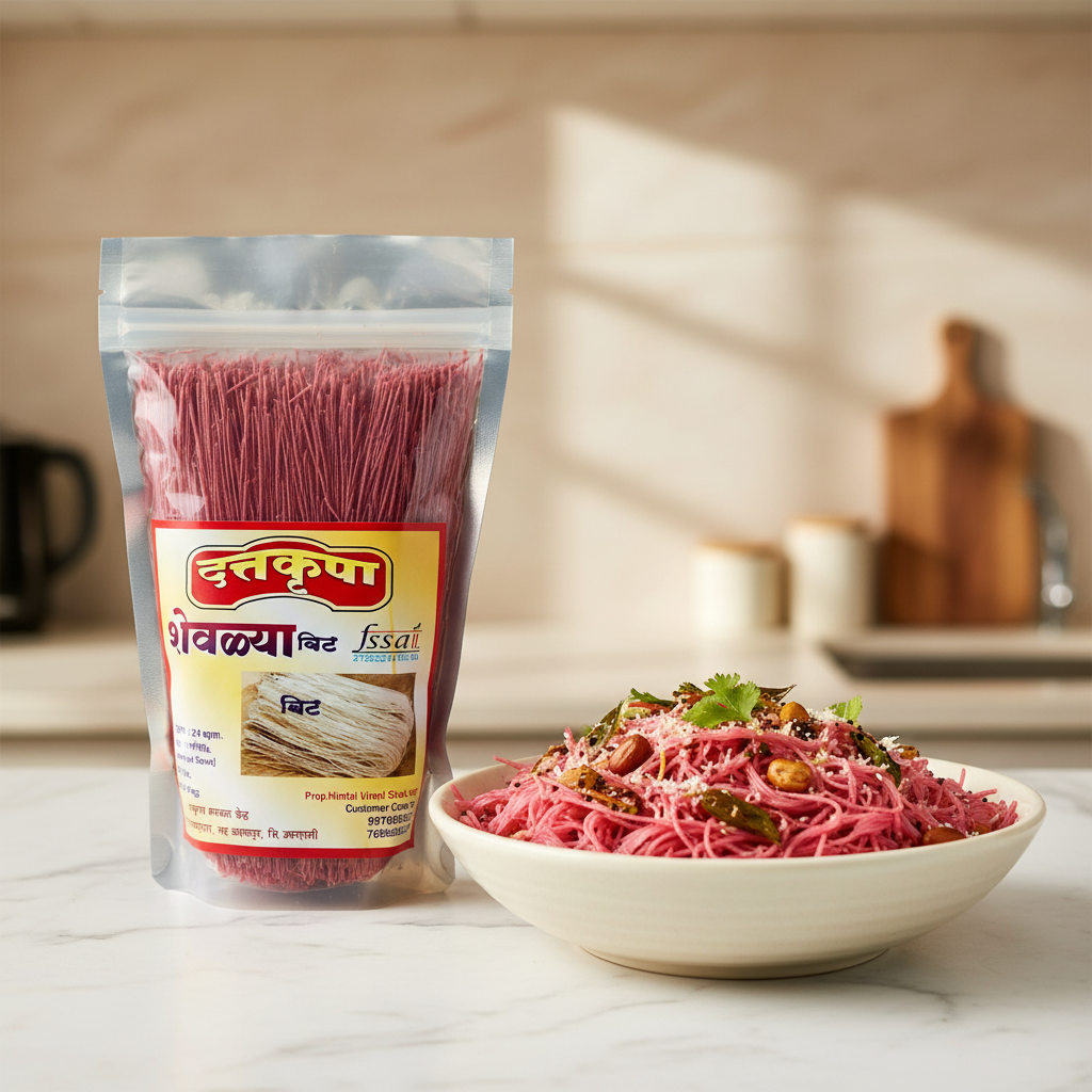 Dattakrupa Beet Shevai | Natural Beetroot Vermicelli by Hiratai Shegokar SHG - 250g
