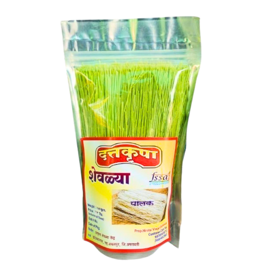 Dattakrupa Palak Shevai | Spinach-Infused Handmade Vermicelli by Hiratai Shegokar SHG - 250g