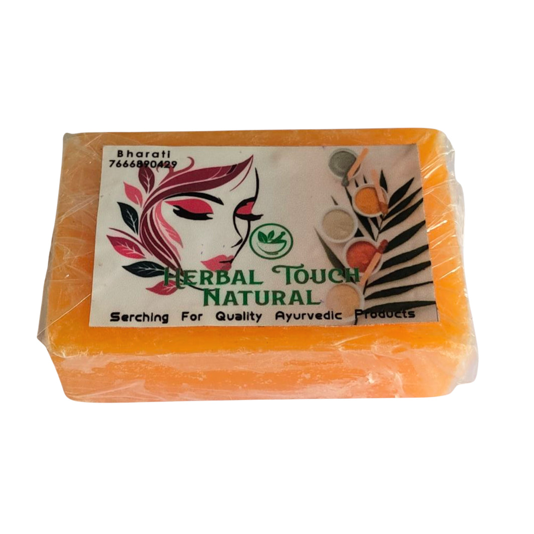Shree Krupa SHG, Glycerine Bath Soap Lemon, naturally handmade herbal soap, pack of 100 gm