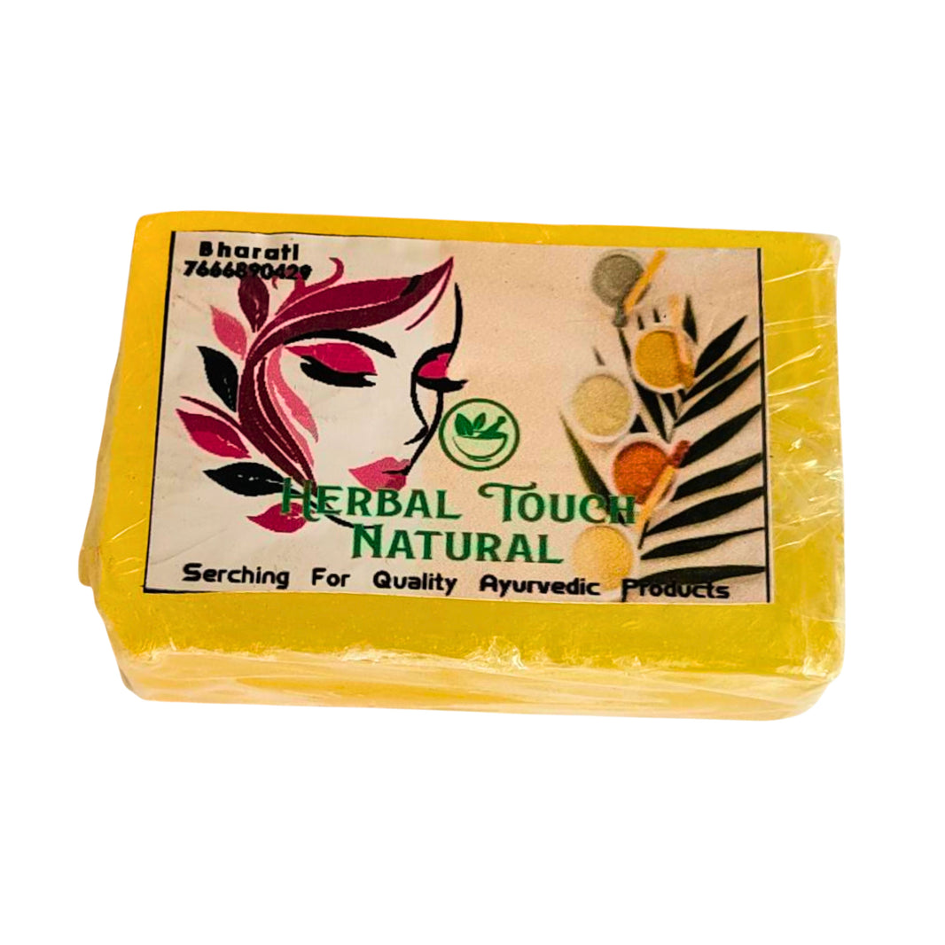 Shree Krupa SHG, Glycerine Bath Soap Pears, naturally handmade herbal soap, pack of 100 gm