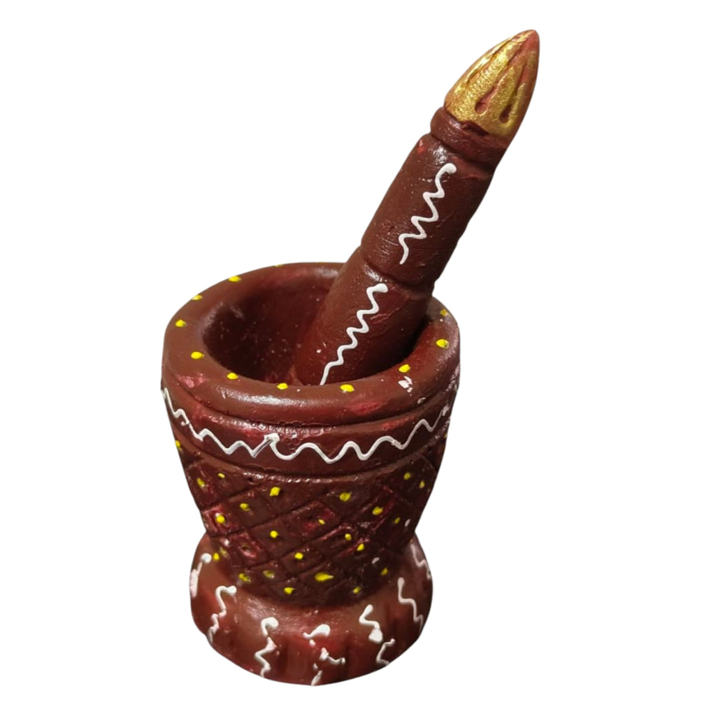 SK ARTS Ukhal Rukhwat Item – Miniature Mortar & Pestle | 1 Unit