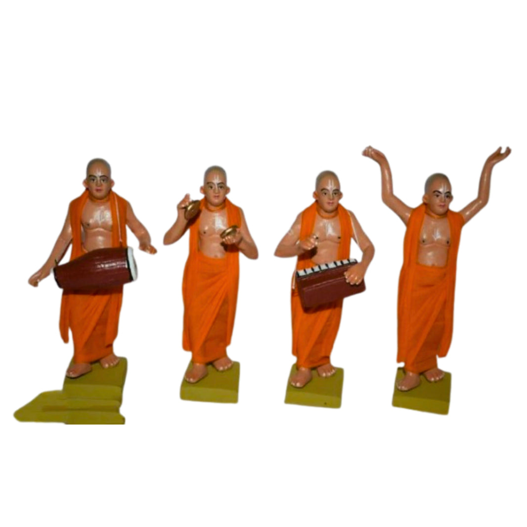 EARTHEN BHAJNI MANDAL, (HARE RAMA HARE KRUSHNA) Handcrafted by SHG Women, SADARAM SHG, Pack Of 1