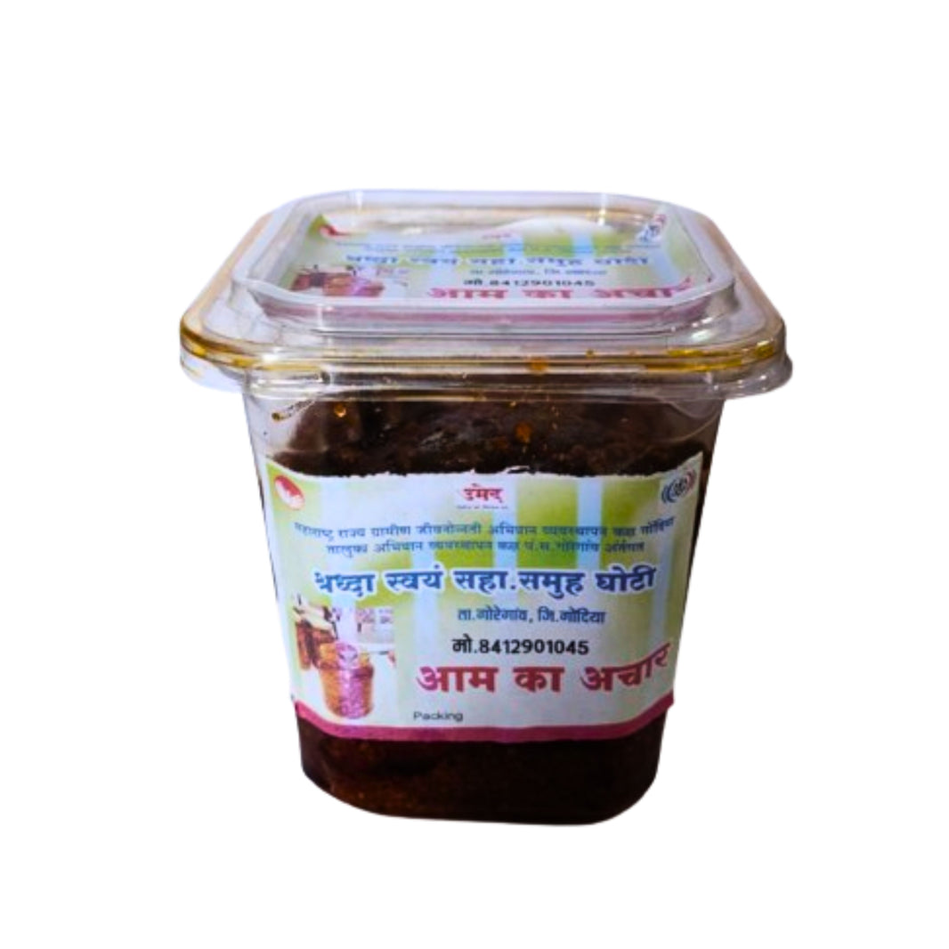 MANGO PICKLE,Natural Pickle Making By SHG women, SAHELI SHG, pack Of 250gm