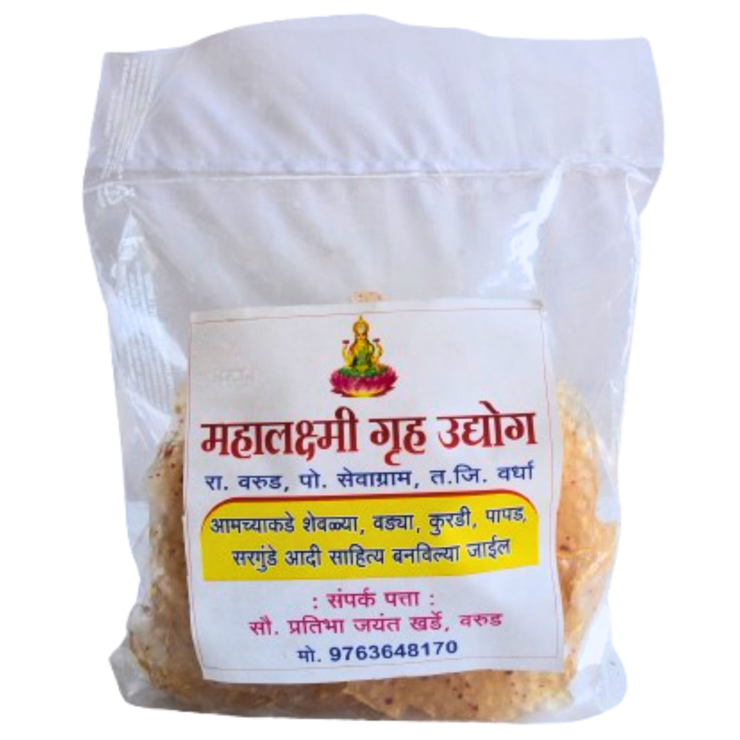 SABUDANA PAPAD, Handmade By SHG Women, SHRI SAMARTH SHG, Pack Of 250gm