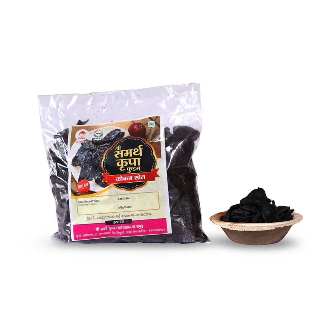 SHRI SAMARTHKRUPA Kokam, Natural Ingredients, No Artificial Essence, No Added Sugar,  Pack of 250 gm