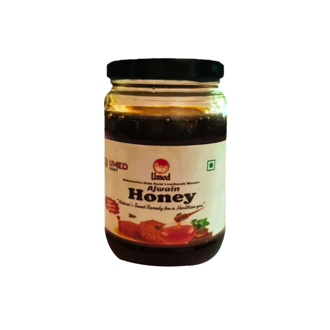 Van Amrut, Natural Ajwain Honey, Made By Natural Ingredients, No Artificial Flavours, Pack of 250 ml