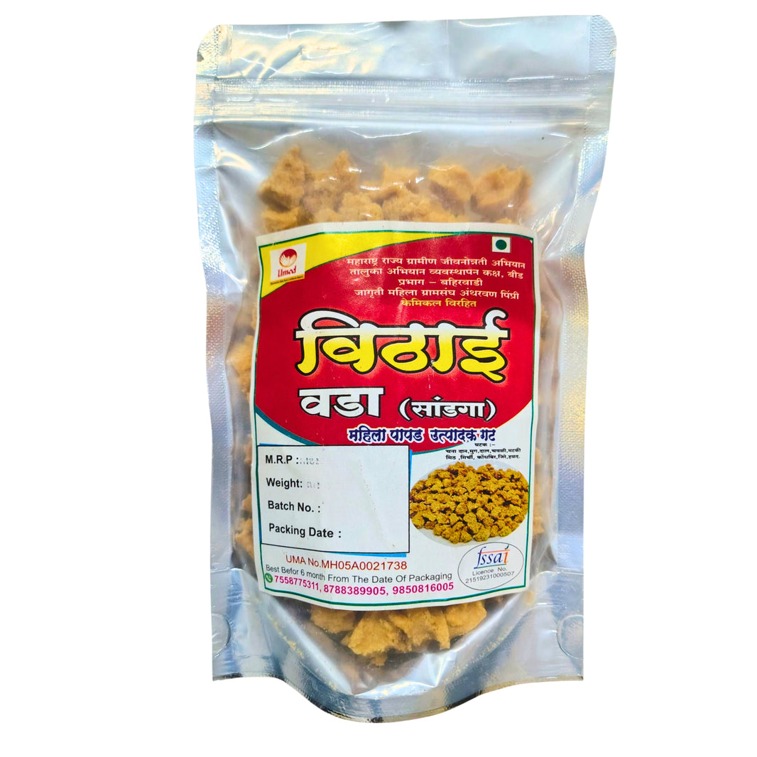Vithai Vadaa – Organic, No Artificial Color | 100% Pure & Chemical Free | (Vithai) | Beed | 200G