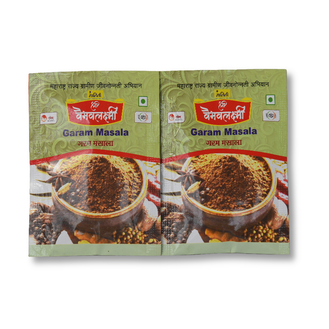 Vaibhavlaxmi Foods,Garam Powder, Made by Natural Ingredients, No Artificial Chemicals, Pack of 10 gm