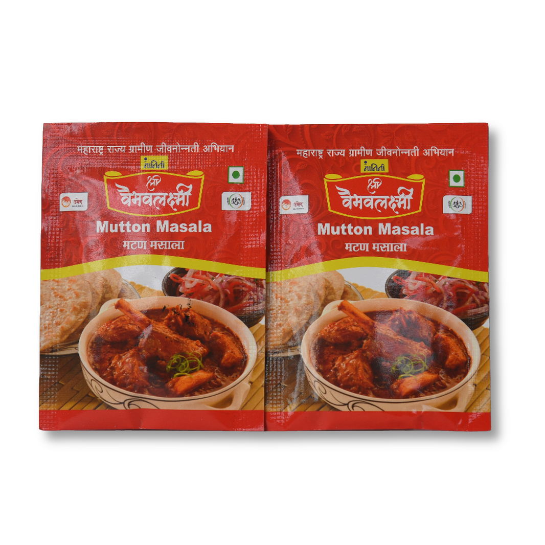 Vaibhavlaxmi Foods,Mutton Powder, Made by Natural Ingredients, No Artificial Chemicals, Pack of 10 gm