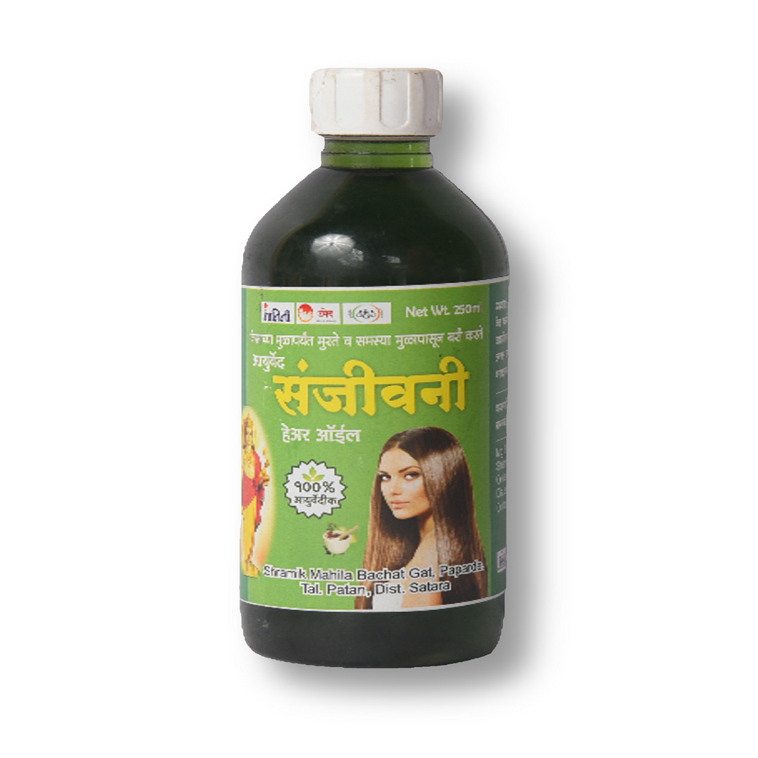 SANJIVANI Hair Oil, Natural Ingredients, Ayurvedik No Artificial Essence, Pack of 250ml